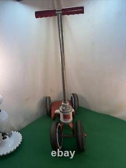 Vtg RARE 50-60's AMF Junior WEE SCOOTER Red Riding Skate Child's Wagon Toy