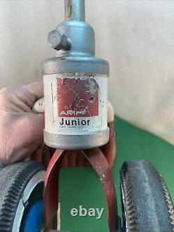 Vtg RARE 50-60's AMF Junior WEE SCOOTER Red Riding Skate Child's Wagon Toy