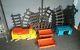 Vtg Remco Mighty Casey Ride-on Passenger Train Car Set 1970 15 Tracks Parts
