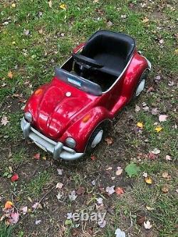 Vw Bug (volkswagen) Vintage Battery Op Pedal Car, Nice, Untested, L@@k, Read