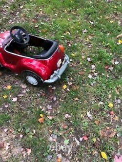 Vw Bug (volkswagen) Vintage Battery Op Pedal Car, Nice, Untested, L@@k, Read