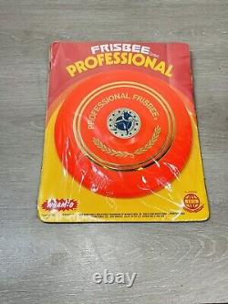 WHAM-O Professional Frisbee Flying Saucer Made in USA 1977 Vintage Deadstock