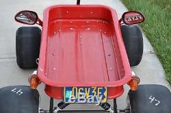 Wagon, radio flyer, custom, vintage, hot rod, Aston-Hoosier Indy Coaster