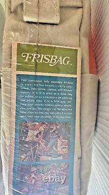 Wham-O Master Frisbee & Super Pro Frisbee Frisbag 1974 VINTAGE UNOPENED RARE