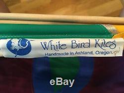 White Bird Firebird Kite Vintage, Pristine, Autographed and Initialed RARE