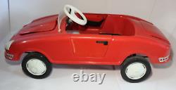 Working Rare Old Vintage 1970s Jaguar Pedal Car By Pines Made in Italy Pedal Car