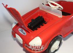 Working Rare Old Vintage 1970s Jaguar Pedal Car By Pines Made in Italy Pedal Car