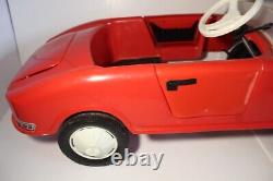 Working Rare Old Vintage 1970s Jaguar Pedal Car By Pines Made in Italy Pedal Car