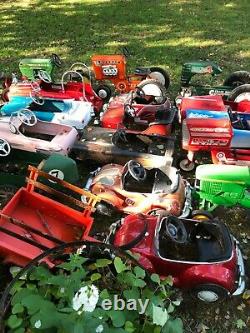 Wow! Just Acquired 30 Piece Vintage Pedal Car Collection, Buy One, Some, Or All