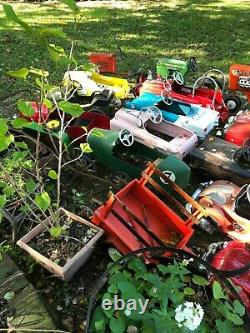 Wow! Just Acquired 30 Piece Vintage Pedal Car Collection, Buy One, Some, Or All